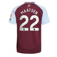 Maglia Calcio Aston Villa Ian Maatsen #22 Prima Divisa 2024-25 Manica Corta